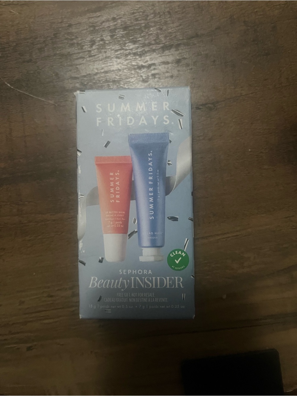 Summer Fridays Lip & Mask Gift Set - Coral and Lavender-Blue